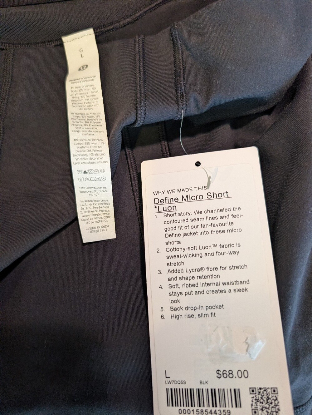 lululemon athletica White High-Waist Performance Shorts - Picture 3 of 6